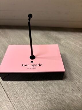 kate spade Pink and Black Jewelry Stand